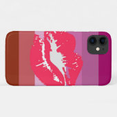 Lipstick Lesbische Pride Vlag Case-Mate iPhone Case (Achterkant (horizontaal))