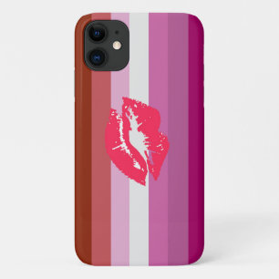 Lipstick Lesbische Pride Vlag Case-Mate iPhone Case