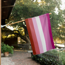 Lipstick Lesbische Pride Vlag en Lippen