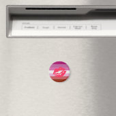 Lipstick Lesbische Pride Vlag Magneet (Insitu (Vaatwasser))