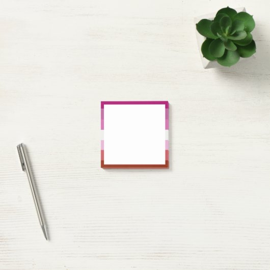 Lipstick Lesbische Pride Vlag Post-it® Notes (Kantoor)