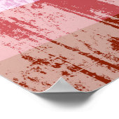 Lipstick Lesbische Pride Vlag Poster (Hoek)