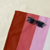 Lipstick Lesbische Pride vlag Strandlaken (In situ)