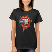 Lipstick Lips Lipstick Makeup Artist T-shirt (Voorkant)