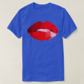 Lipstick lips t-shirt (Design voorkant)