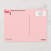 Lipstick Love Briefkaart (Achterkant)