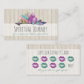 Lipstick Loyalty Rustic Bohemian Crystals Kiss (Voorkant / Achterkant)