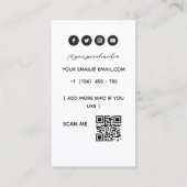 Lipstick make-up artist visitekaartje (Achterkant)