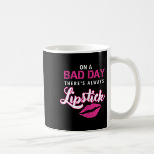Lipstick make-up vrouwen aanmoediging koffiemok