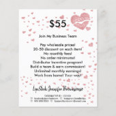 Lipstick Makeup Distributor Flyer (Achterkant)