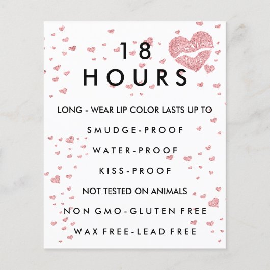 Lipstick Makeup Distributor Flyer (Voorkant)