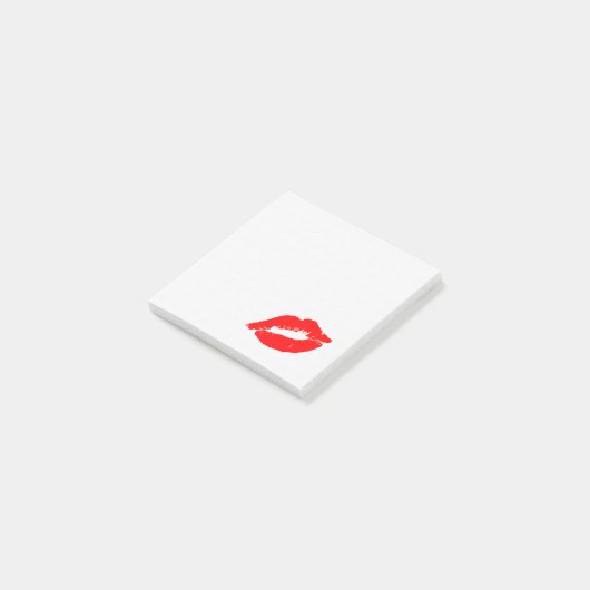 Lipstick Mark Post-it® Notes (Schuin)
