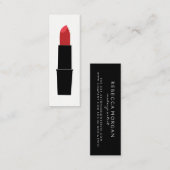 Lipstick Mini Visitekaartje (Voorkant / Achterkant)