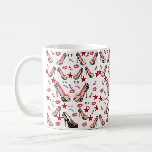 Lipstick-Mok Koffiemok (Links)