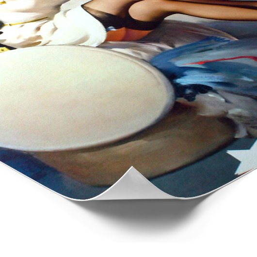 Lipstick omhoog poster (Hoek)