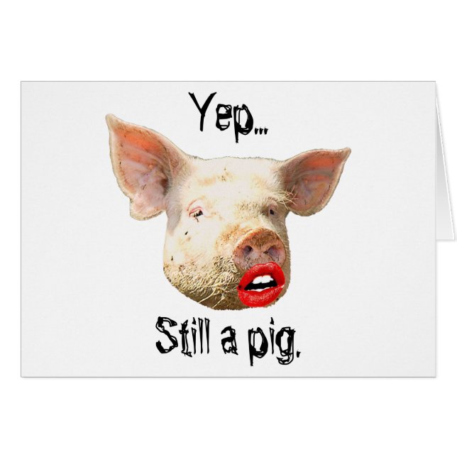 Lipstick op een varken (Voorkant Horizontaal)