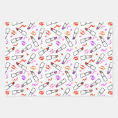 Lipstick Patroon Inpakpapier Vel (Voorkant 2)