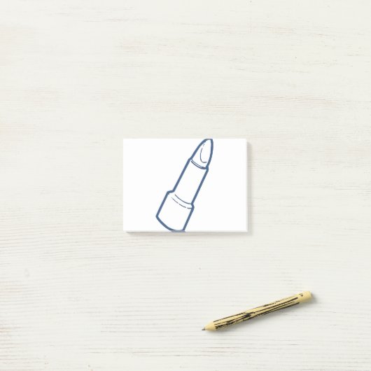 Lipstick Post-it® Notes (Op bureau)
