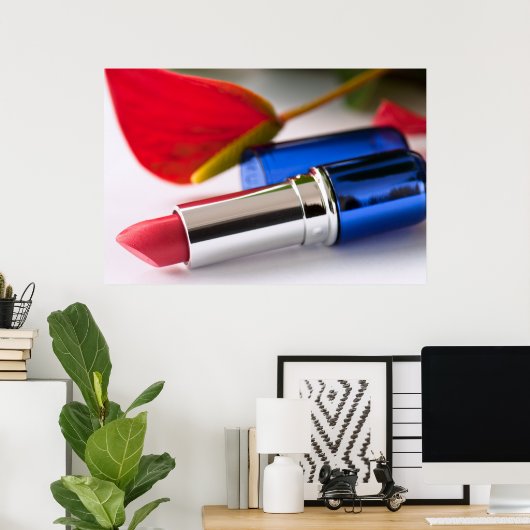Lipstick Poster (Thuiskantoor)
