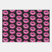 Lipstick Print Kisses Collectie Inpakpapier Vel (Voorkant 2)