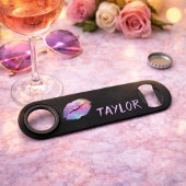 Lipstick Print Modern Neon en Black Speed Flessenopener