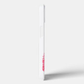 Lipstick print roze lip vlek zwart wit schattig Case-Mate iPhone case (Achterkant / Rechts)