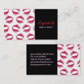 Lipstick Print Visitekaartje (Voorkant / Achterkant)