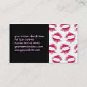 Lipstick Print Visitekaartje (Achterkant)