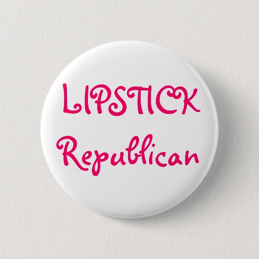 LIPSTICK Republican Ronde Button 5,7 Cm (Voorkant)