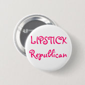 LIPSTICK Republican Ronde Button 5,7 Cm (Voorkant /achterkant)