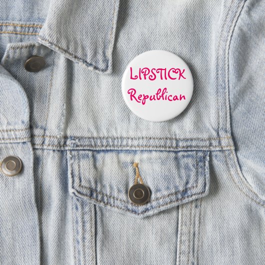 LIPSTICK Republican Ronde Button 5,7 Cm (In situ)