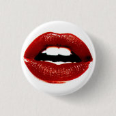 Lipstick Ronde Button 3,2 Cm (Voorkant)