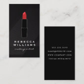 Lipstick | schoonheidsmiddelen visitekaartje (Voorkant / Achterkant)