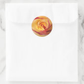 Lipstick Sunshine Roos Envelope Seal Ronde Sticker (Tas)