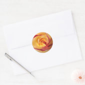 Lipstick Sunshine Roos Envelope Seal Ronde Sticker (Envelop)