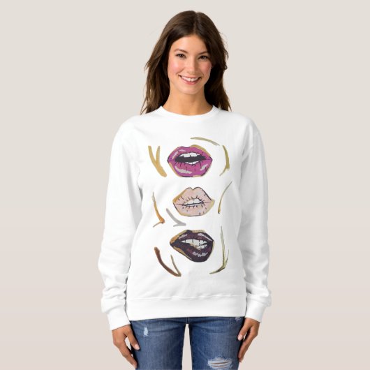 Lipstick Sweatshirt (Voorkant volledig)