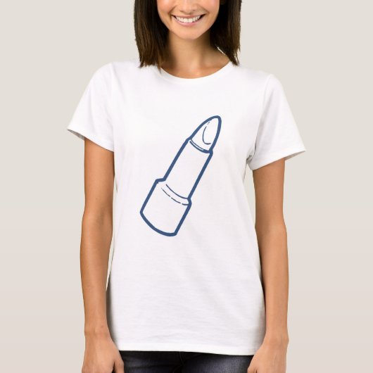 Lipstick T-shirt (Voorkant)