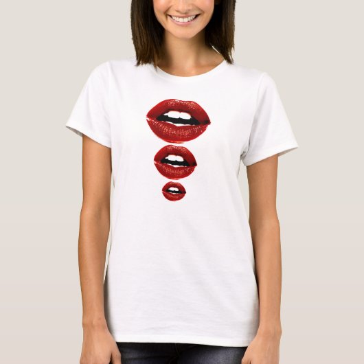 Lipstick T-shirt (Voorkant)