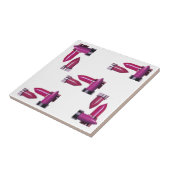 Lipstick Tile Tegeltje (Zijkant)