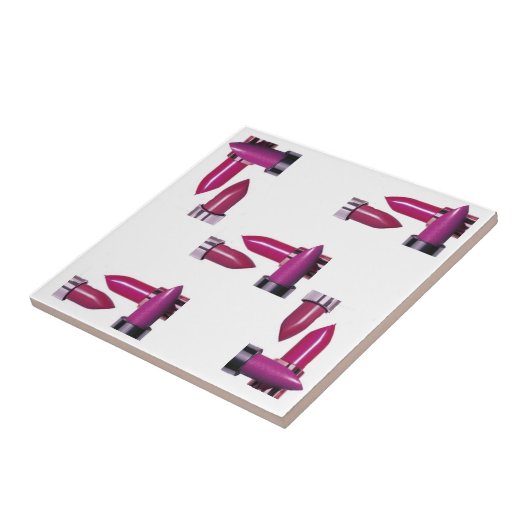 Lipstick Tile Tegeltje (Zijkant)