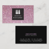 Lipstick Trio Logo voor Freelance Make-up Artiest  Visitekaartje (Voorkant / Achterkant)