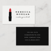 Lipstick Visitekaartje (Voorkant / Achterkant)