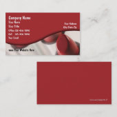 Lipstick-Visitekaartjes Visitekaartje (Voorkant / Achterkant)