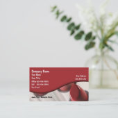 Lipstick-Visitekaartjes Visitekaartje (Staand voorkant)