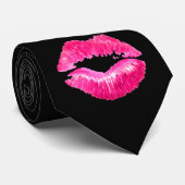 Lipstick-vlek Stropdas (Opgerold)