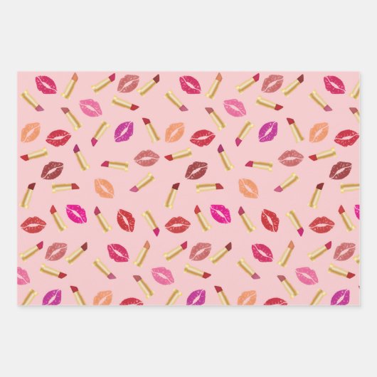 Lipsticks Inpakpapier Vel (Voorkant)