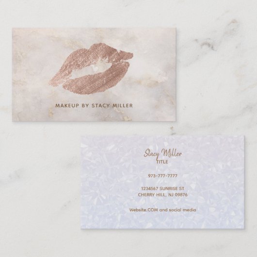  lipstickus Visitekaartjes (Voorkant / Achterkant)