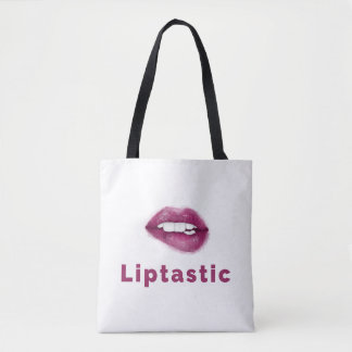 liptastisch tote bag