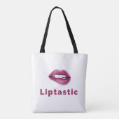 liptastisch tote bag (Achterkant)