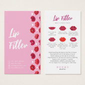 Lipvuller Lipinjecties Nazorg Kaart Niet doen (Voorkant /achterkant)